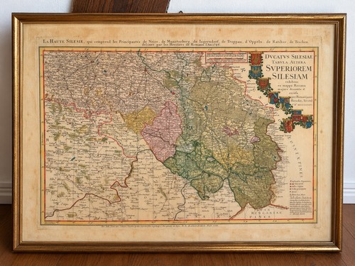 Antike schlesienkarte 1746 - antike,