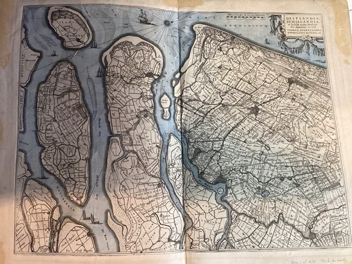 Niederlande alte landkarte - ,
