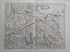 Antike Landkarte Zurichgow 17