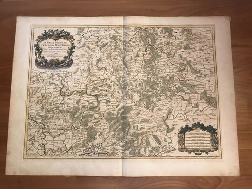 1760 alte landkarte basse - la,
