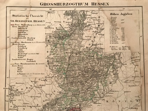 Landkarte großherzogtum - landkarte,