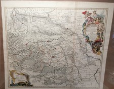 Antike Landkarte v. Matthäus