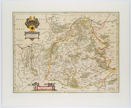 Hessen auf alten landkarten - alten,
