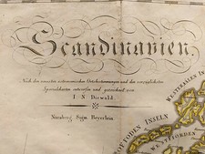 Karte von Scandinavien