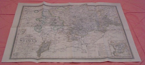 Landkarte des fürstentums - des,