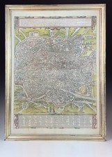 Karte Rom 1588 Braun Hogenberg