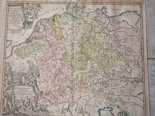 Historische landkarte - historische,