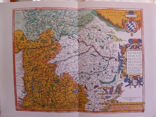 Historische landkarte bayern - landkarte,