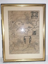 Antike Kupferstich-Karte von