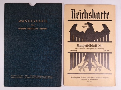 Reichskarte einheitsblatt - einheitsblatt, 89
