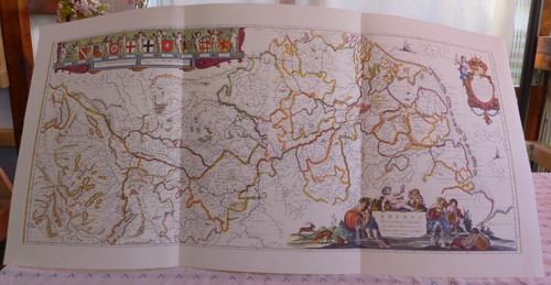 Historische landkarte rhein - landkarte, ,