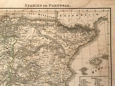 Landkarte Spanien und