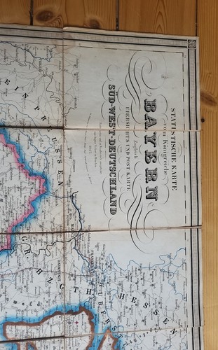 Seltene historische landkarte - historische,