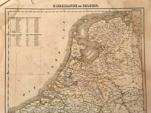 Landkarte niederlande und - landkarte,