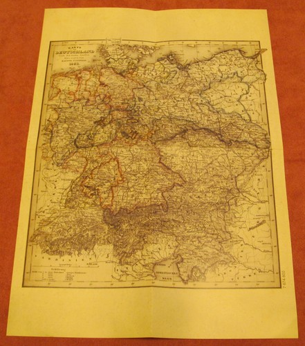 Karte von deutschland 1851 - karte,