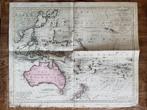 Karte 1802 australien - karte,