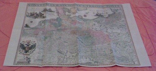 Deutschlandkarte 1630 - um,