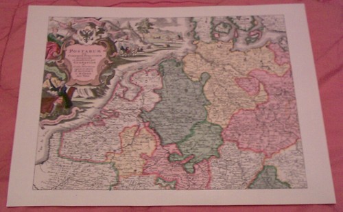 Postroutenkarte mitteleuropas - postroutenkarte,