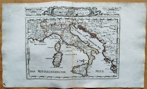 Italien mit angrenzenden