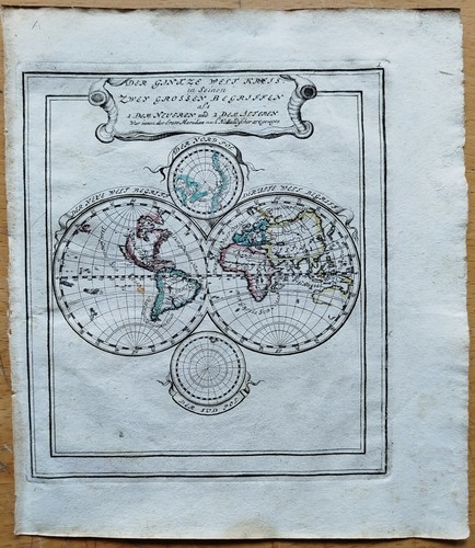 Weltkarte der gantze welt - der,